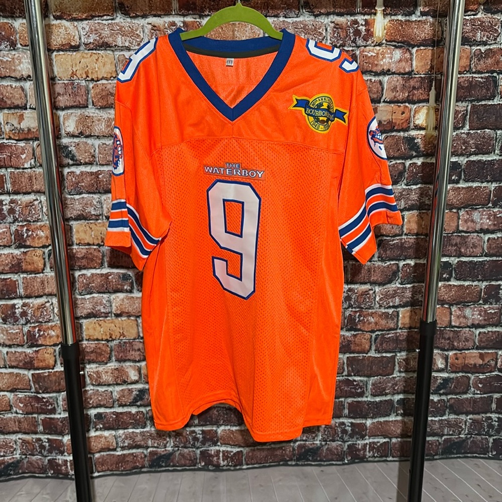 🔥 The Waterboy men’s stitched jersey Adam Sandler Broncos funny football